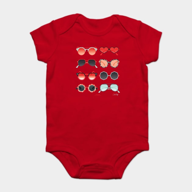 Sunglasses Baby Bodysuit by CatCoq